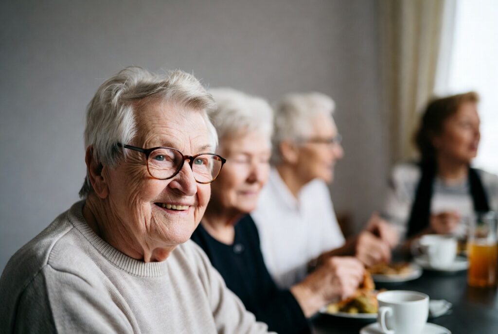 People attending dementia support group Chester