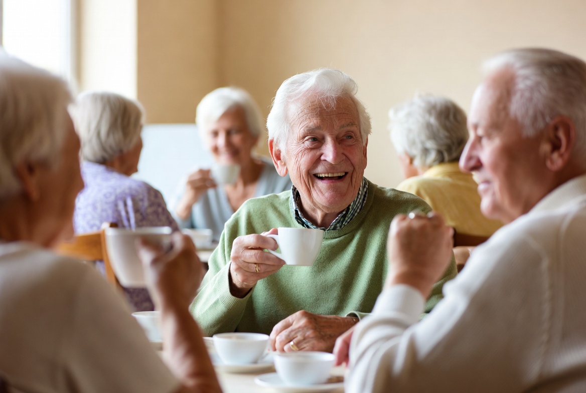 People attending dementia support group Chester
